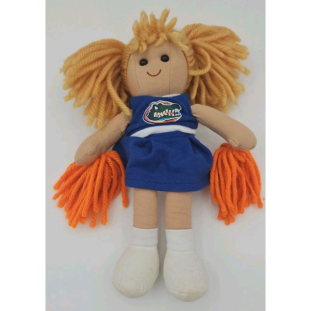 10” Florida Gators Cheerleader Plush Cloth Doll Jenkins Enterprises Stuffed Toy